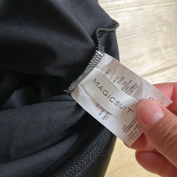 MAGICSUIT Bianca One-Piece Romper Swimsuit, BLACK SIZE 12 1065 - Picture 8 of 9